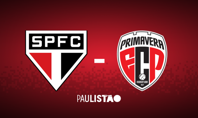 SÃO PAULO X EC PRIMAVERA